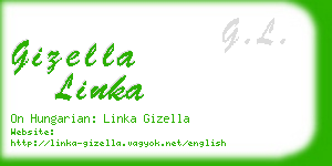 gizella linka business card